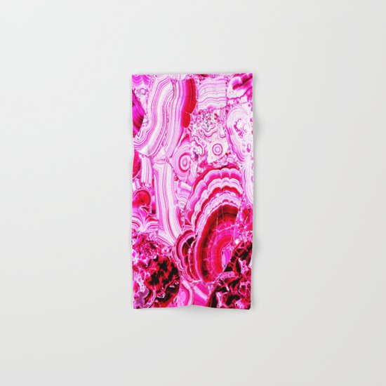 Malachite Pink Hand & Bath Towel