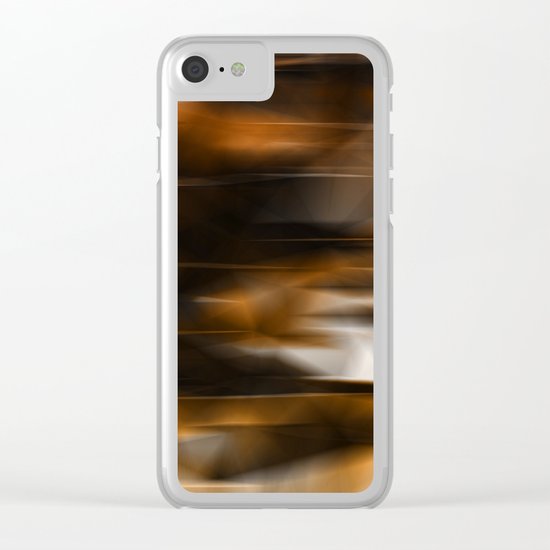 Lights and golden Clear iPhone Case