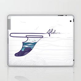 Single fin Rides - Aloha Laptop & iPad Skin