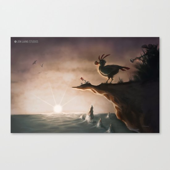 "I am a flightless bird…" Canvas Print