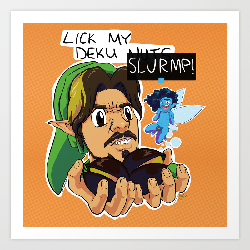 Game Grumps Legend Of Slurmp Art Print By Eeves Society6