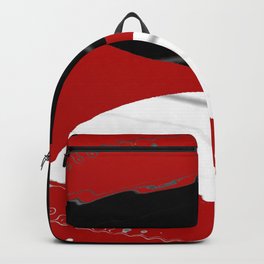red black white grey abstract digital painting Backpack | Grey, Gris, Black, Pintura, Black And White, Red, Arte, Vermelho, White, Digital 
