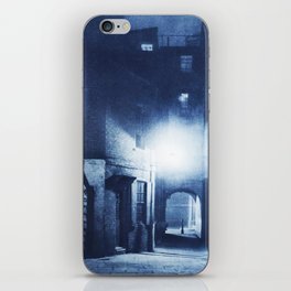 A dark spooky Gothic street iPhone Skin