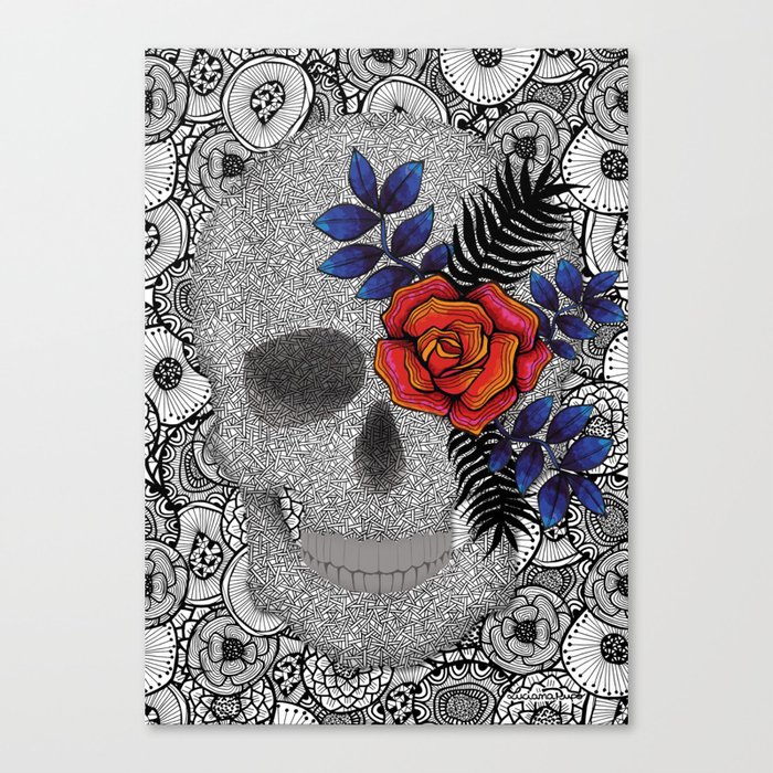 Pupo´s Skull Canvas Print