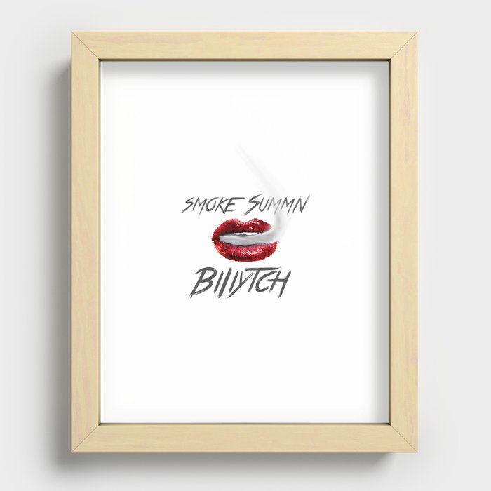 Smoke some Recessed Framed Print
