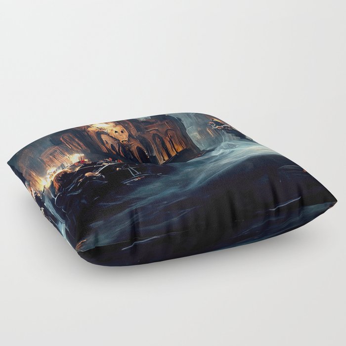 The Curse of the Phantom Orchestra Floor Pillow
