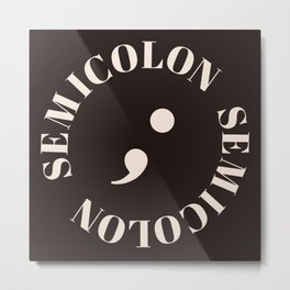 Seventeen Kpop Semicolon Album Metal Print