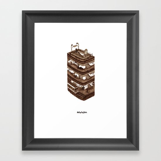 Metropolitain Framed Art Print