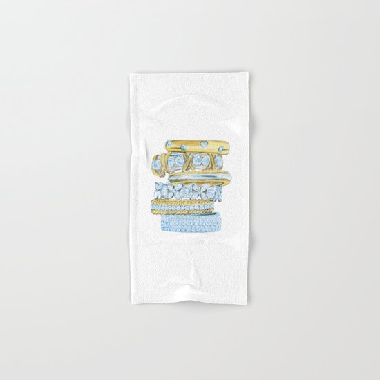 Golden Rings Hand & Bath Towel