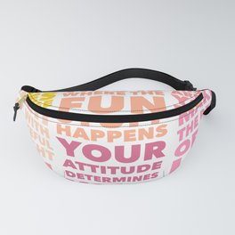 All the Positivity No. 2 Fanny Pack