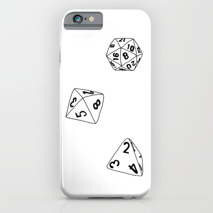 dungeons and dragons dice iphone case