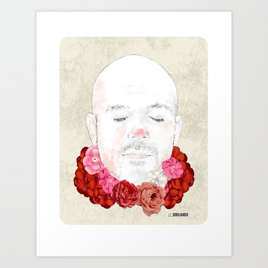 Flowered Art Print