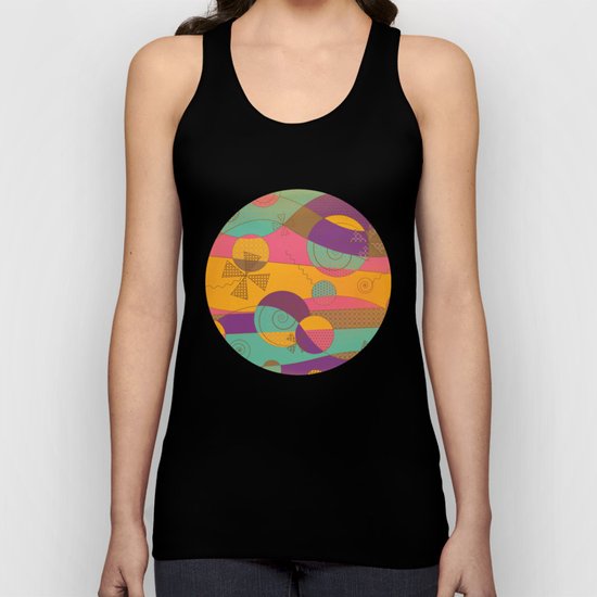 Abstract pattern - Chocolate Candy Unisex Tank Top
