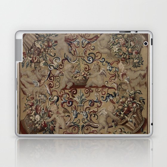 Antique 17th Century Drayton House English Tapestry Laptop & iPad Skin
