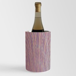 Pink Magenta Abstract Bend Pattern Wine Chiller