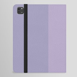 Pastel lavender purple solid color stripes pattern iPad Folio Case