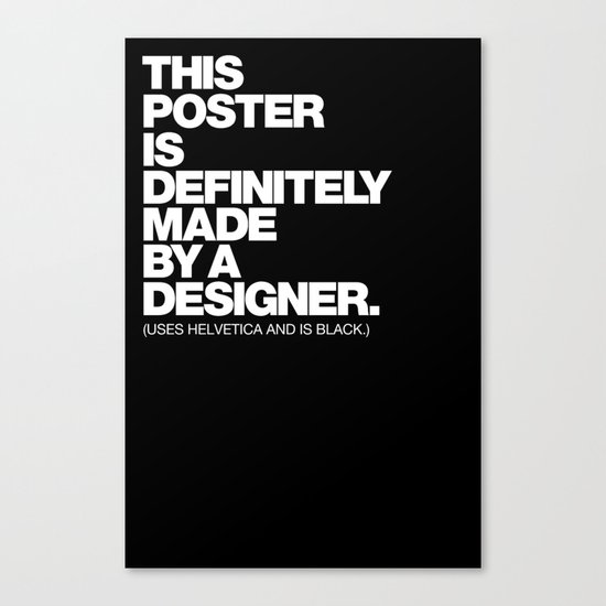 STEREOTYPE Canvas Print