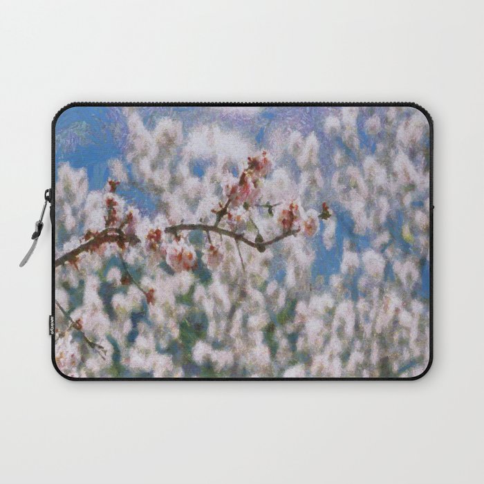 Blooming Almond Tree Laptop Sleeve
