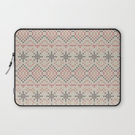 Christmas Pattern Knitted Stitch Snowflake Diamond Laptop Sleeve