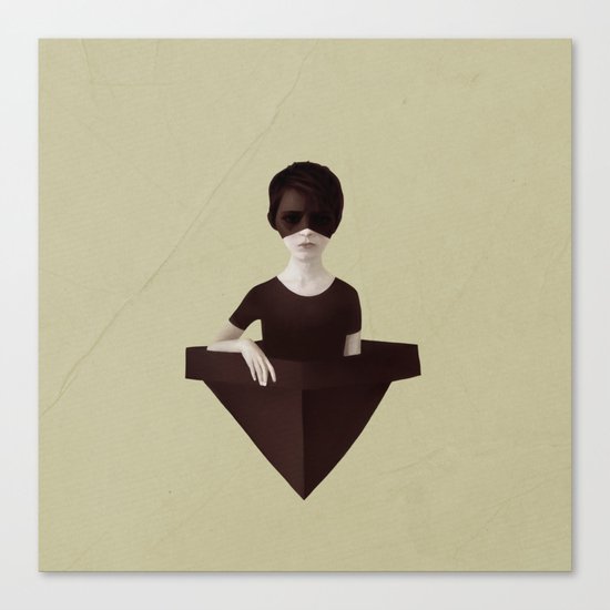 Ceci n'est pas un bateau Canvas Print
