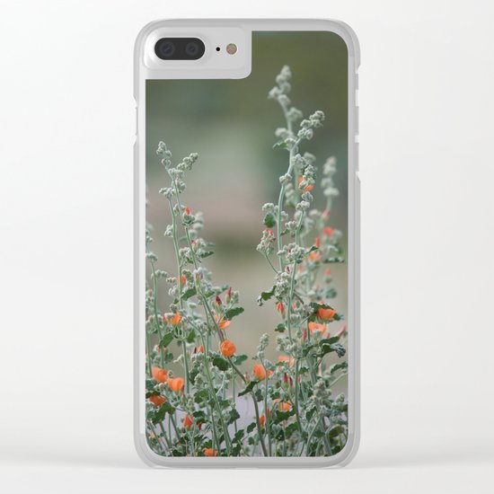 Desert Wildflower - 2 Clear iPhone Case