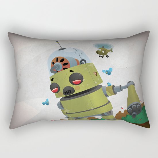 Monster robot toy Rectangular Pillow