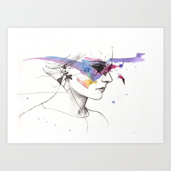 Woman With A New Vision Art Print