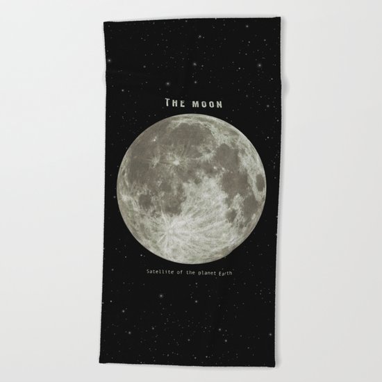 The Moon Beach Towel