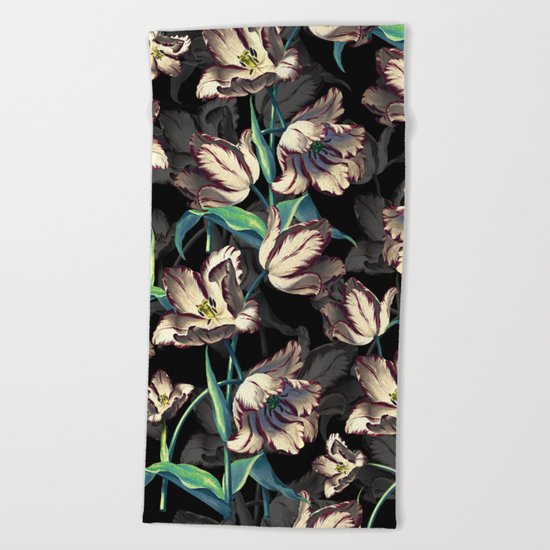 NIGHT FOREST XIII Beach Towel