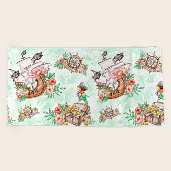 Pirate #1 Beach Towel