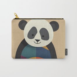 Giant Panda Carry-All Pouch | Asia, Giantpanda, Panda, Cute, Abstract, Minimal, Children, Kids, Illustration, Colours 