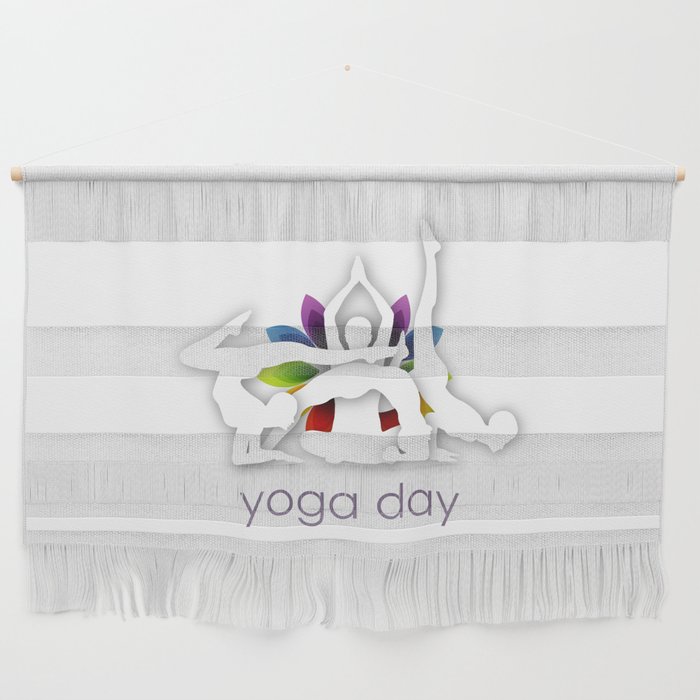 Yoga meditation Chakra or aura colors ayurvedic wellness	 Wall Hanging