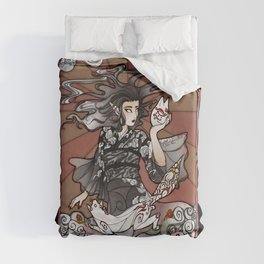 Kitsune Duvet Cover