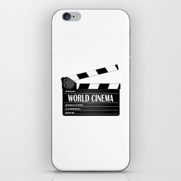World Cinema Movie Clapperboard iPhone Skin