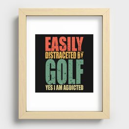 Golf Saying Funny Recessed Framed Print