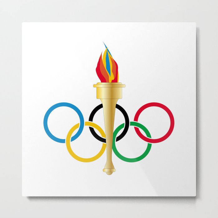 Olympic Rings Metal Print