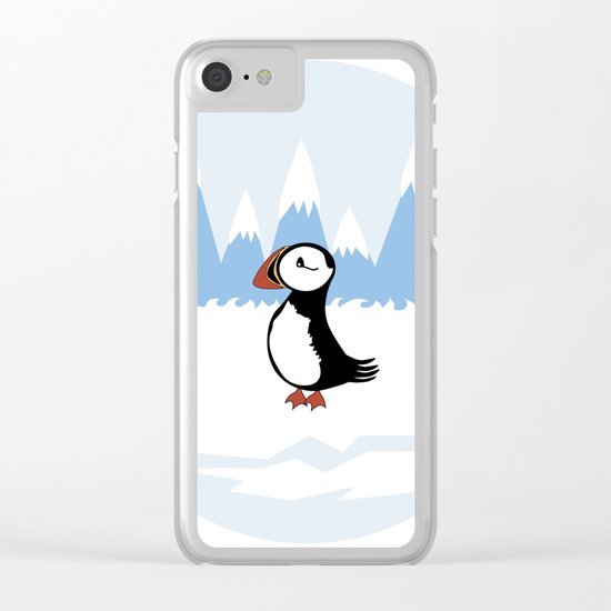 Puffin Clear iPhone Case
