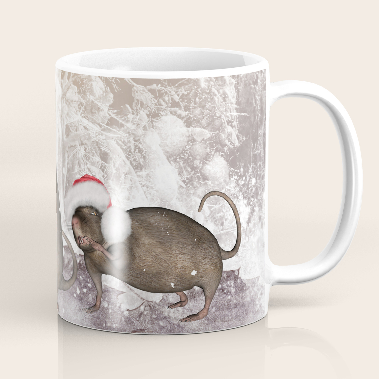 Funny Christmas Rats Coffee Mug By Nicky2342 Society6
