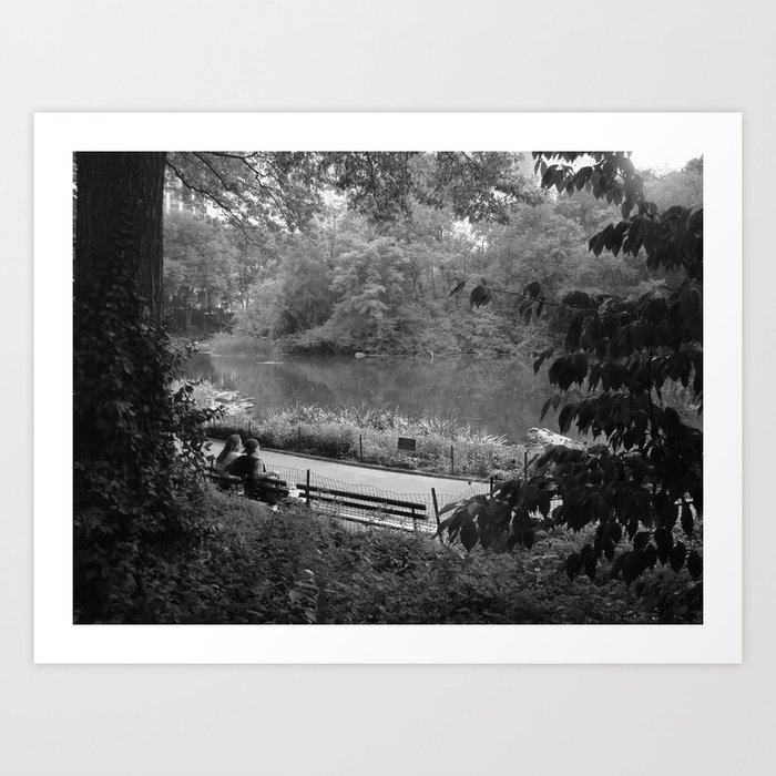 Alone in the Park Art Print