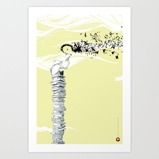 Glue Network Print Series "Education & Arts" Art Print