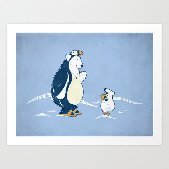 Exchange Students Art Print
