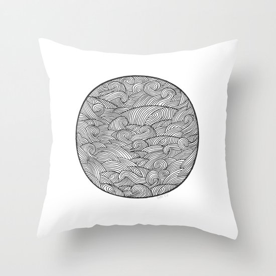 Caught Inside III Throw Pillow