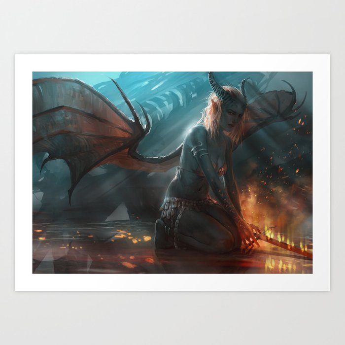 Succubus Art Print