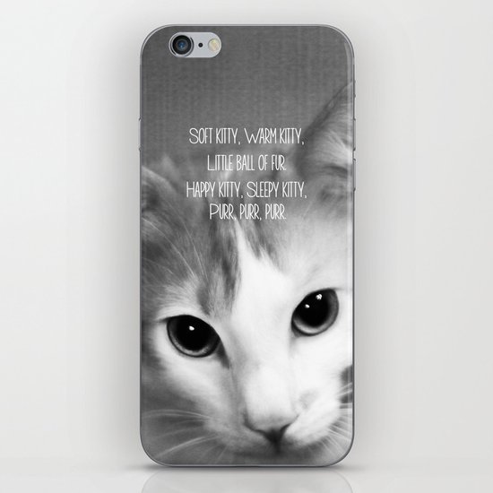 Soft Kitty iPhone & iPod Skin