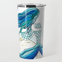 Sirena y la luna Travel Mug