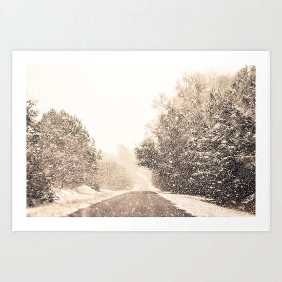 Winter Paradise Art Print