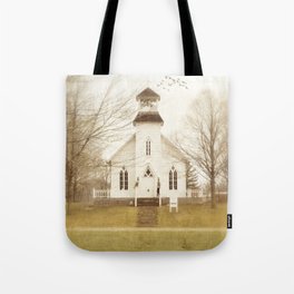 Country Church Tote Bag