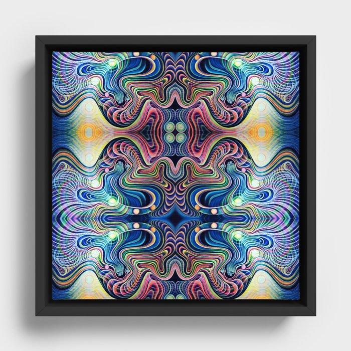 4D Days and 4D Nights  Framed Canvas