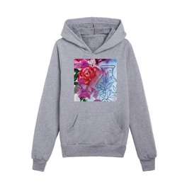 embroidered breeze Kids Pullover Hoodies