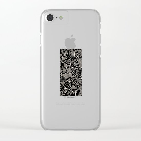 - modern - Clear iPhone Case